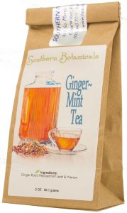 Ginger Mint Tea with Yarrow