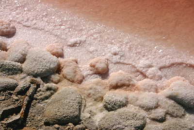 Picture of Raw Sea Salt at ocean's edge