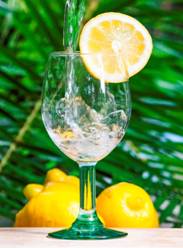 Drink pure water, plus lemon is even better for hydration.