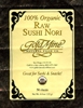 Nori Seaweed Sheets - Raw & Organic