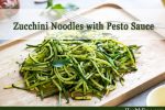 zucchini noodles with pesto sauce