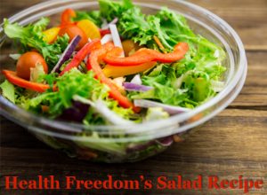 health freedom's salad recipe