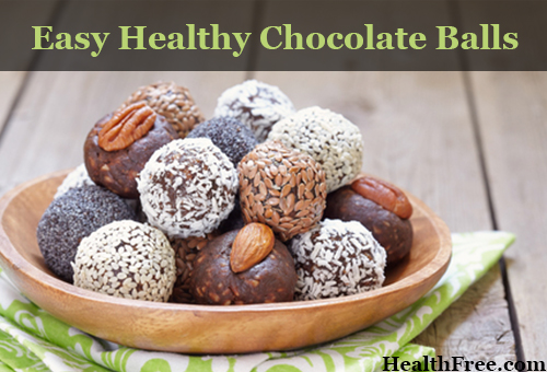 easy healthy chocolate balls