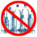 Avoid plastic water bottles