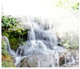 Cleansing waterfall