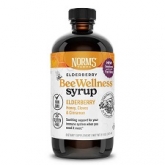 Norm's Farms BeeWellness Elderberry Syrup - 8 oz glass bottle