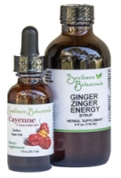 Energy Zinger Duo - Ginger Syrup with Adaptogens plus Cayenne