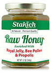 Raw Honey with Royal Jelly, Bee Pollen & Propolis