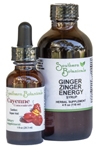 Energy Zinger Duo - Ginger Syrup with Adaptogens plus Cayenne